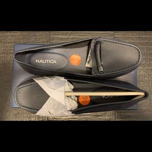 New- Nautica navy blue loafers. Womens size 9.5.
